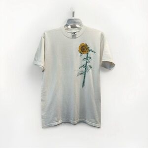VTG Gopher Sport Tee Sunflower Graphic Women’s Size L FLAW